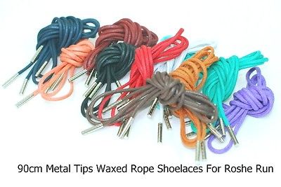 Round colored shoelaces
